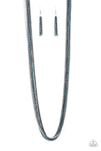 Load image into Gallery viewer, Colorful Calamity - Blue Necklace Paparazzi - Shine With Aloha, LLC