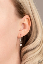 Load image into Gallery viewer, Notorious Noble - Blue Rhinestone Silver Necklace