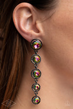 Load image into Gallery viewer, Drippin In Starlight Multi-Color Oil Spill Earrings Paparazzi
