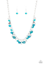 Load image into Gallery viewer, Downstage Dazzle - Blue Silver Necklace - Shine With Aloha, LLC