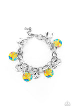 Load image into Gallery viewer, Teasingly Tie Dye - Yellow Bracelet Paparazzi