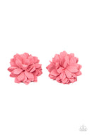 Paper Paradise - Pink Flower Hair Accessories Paparazzi