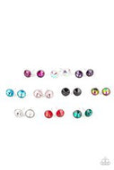 Starlet Shimmer - Multicolor 10 Pack Earrings