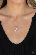 Be The Peace You Seek - Silver Inspirational Necklace Paparazzi