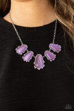 Load image into Gallery viewer, Newport Princess - Purple Moonstone Necklace Paparazzi