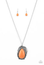 Load image into Gallery viewer, Tropical Mirage - Orange Crackle Necklace Paparazzi