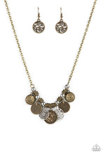 Load image into Gallery viewer, To Coin A Phrase - Brass Necklace Paparazzi
