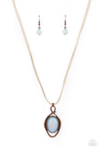 Load image into Gallery viewer, Desert Mystery - Copper Urban Blue Necklace Paparazzi