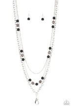 Load image into Gallery viewer, GLEAM Work - Black Long Necklace Paparazzi