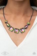 Load image into Gallery viewer, Unfiltered Confidence Multi-Color Oil Spill Necklace Paparazzi
