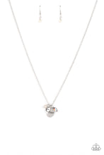 Load image into Gallery viewer, Super Mom - White Iridescent Necklace Paparazzi