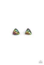 Load image into Gallery viewer, Starlet Shimmer - Multi-Color Oil Spill Stud Earrings - 10 Pack
