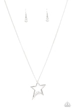 Load image into Gallery viewer, Light Up The Sky - White Star Necklace Paparazzi
