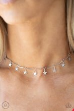 Load image into Gallery viewer, Little Miss Americana - Silver Star Necklace Paparazzi