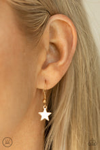 Load image into Gallery viewer, Little Miss Americana - Gold Star Necklace Paparazzi