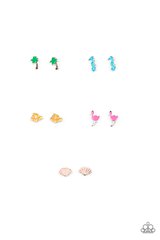 Starlet Shimmer - Summer Tropical Earrings - 5 Pack Paparazzi