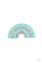 Load image into Gallery viewer, Rainbow Reflections - Blue Hair Clip Paparazzi
