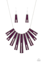 Load image into Gallery viewer, FAN-tastically Deco - Purple Necklace Paparazzi
