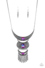 Load image into Gallery viewer, Lunar Enchantment - Pink Oil Spill Necklace Paparazzi