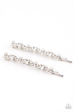 Load image into Gallery viewer, Ballroom Banquet - White Hair Accessories Paparazzi
