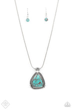 Load image into Gallery viewer, Artisan Adventure - Blue Crackle Simply Santa Fe Fashion Fix Necklace Paparazzi