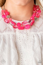 Load image into Gallery viewer, Oceanic Opulence - Pink Fashion Fix Necklace Paparazzi