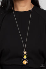 Load image into Gallery viewer, Celestial Courtier - Yellow Iridescent Necklace Paparazzi
