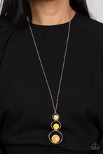 Load image into Gallery viewer, Celestial Courtier - Yellow Iridescent Necklace Paparazzi