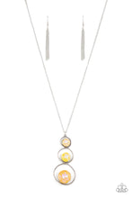 Load image into Gallery viewer, Celestial Courtier - Yellow Iridescent Necklace Paparazzi
