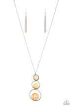 Load image into Gallery viewer, Celestial Courtier - Yellow Iridescent Necklace Paparazzi