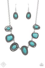 Load image into Gallery viewer, Albuquerque Artisan - Blue Crackle Necklace Paparazzi