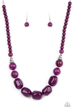 Load image into Gallery viewer, Ten Out of TENACIOUS - Purple Necklace Paparazzi
