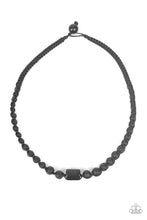 Load image into Gallery viewer, Its A THAI - Black Urban Lava Bead Necklace Paparazzi
