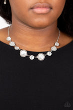 Load image into Gallery viewer, Too Good to BEAM True - White Moonstone Necklace Paparazzi
