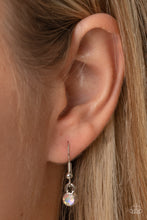 Load image into Gallery viewer, Blissfully Bubbly - White Iridescent Necklace Paparazzi