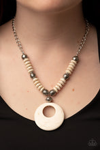Load image into Gallery viewer, Oasis Goddess - White Crackle Necklace Paparazzi