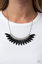 Load image into Gallery viewer, Flauntable Flamboyance - Black Necklace Paparazzi