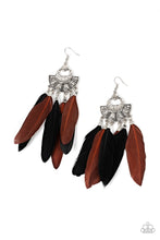 Load image into Gallery viewer, Plume Paradise - Multi-Color Feather Earrings Paparazzi
