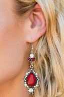 SELFIE-Esteem - Red Earrings Paparazzi