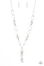 Load image into Gallery viewer, Creative Couture - White Pearl Lanyard Necklace Paparazzi
