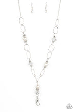 Load image into Gallery viewer, Creative Couture - White Pearl Lanyard Necklace Paparazzi