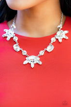Load image into Gallery viewer, GLOW-trotting Twinkle - White Diamond Necklace Paparazzi