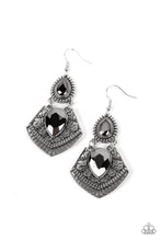 Load image into Gallery viewer, Royal Remix - Silver Hematite Earrings Paparazzi
