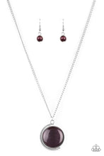 Load image into Gallery viewer, Luminous Lagoon Purple Moonstone Necklace Paparazzi
