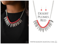 Desert Plumes Red - Shine With Aloha, LLC