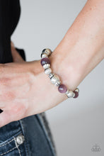 Load image into Gallery viewer, Once Upon A MARITIME - Purple Stretchy Bracelet
