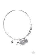 Dreamy Dandelions - Silver Bracelet Paparazzi