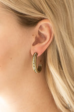 Load image into Gallery viewer, 5th Avenue Fashionista - Brass Hoop Earrings - Shine With Aloha, LLC
