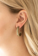 5th Avenue Fashionista - Brass Hoop Earrings - Shine With Aloha, LLC