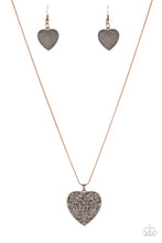 Load image into Gallery viewer, Look Into Your Heart - Copper Heart Shaped Necklace
